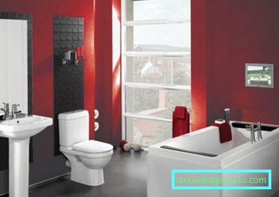 Banheiro vermelho - 91 fotos de idéias de design incrivelmente brilhantes