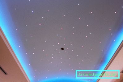 Foto: teto imitando um céu estrelado